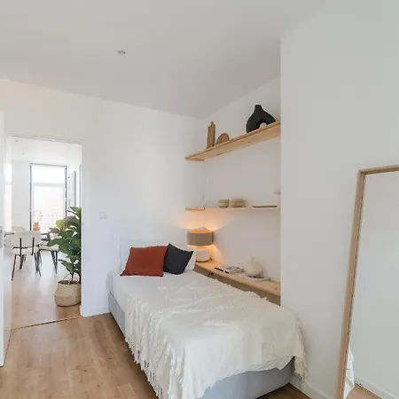 Apartamento Casa Boma - Sunny With Private Balcony And Panoramic Bridge View - Ajuda I *